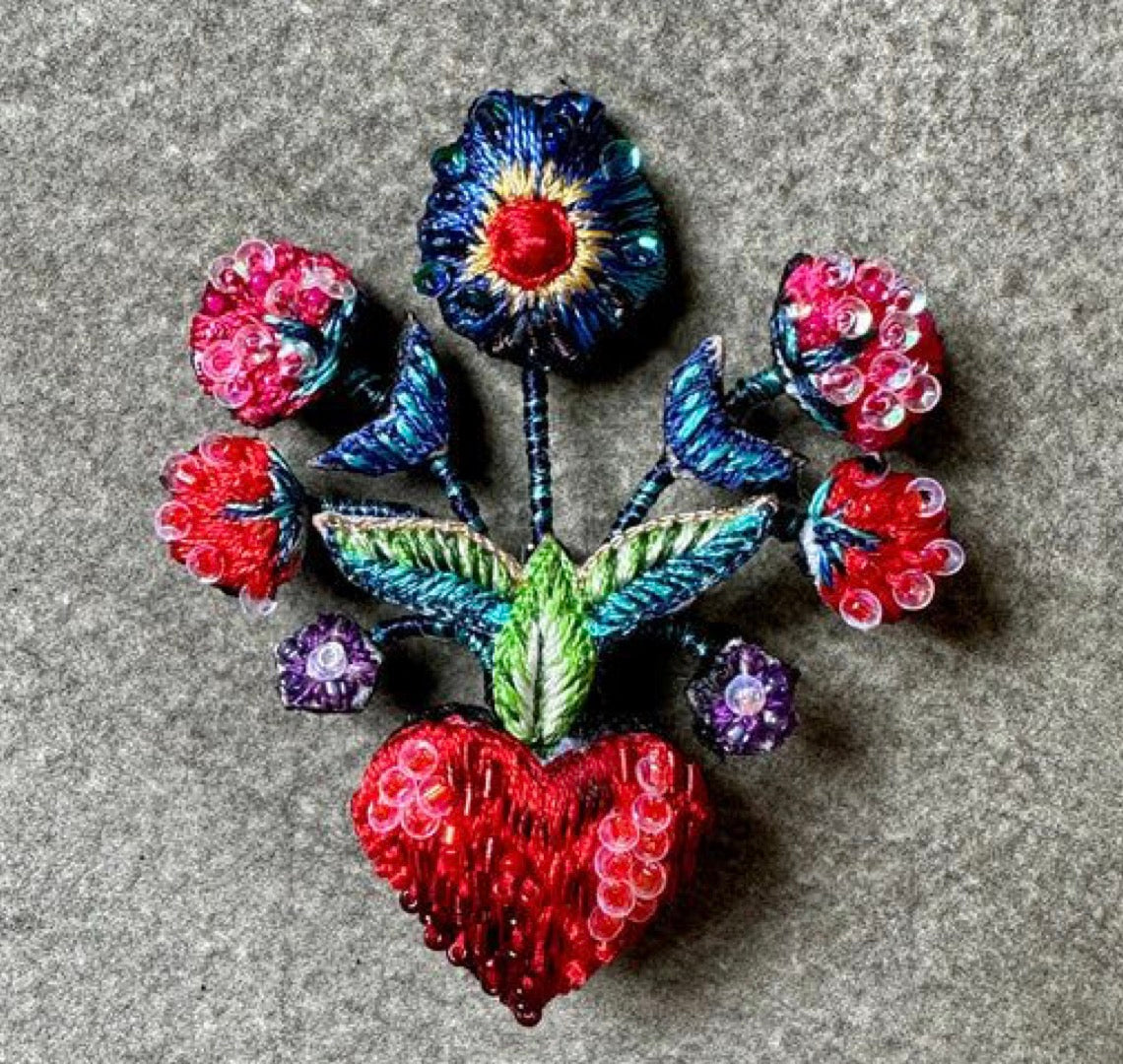 Spilla - Cuore Sacro