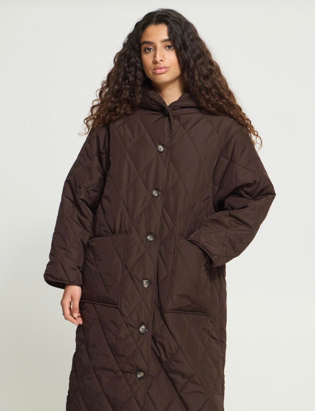 Coat - Hansa choco