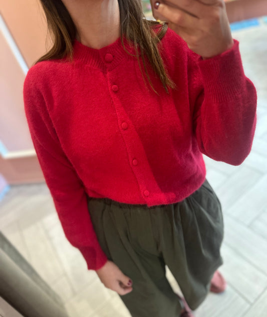 Cardigan magenta
