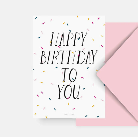 Cartolina - Birthday