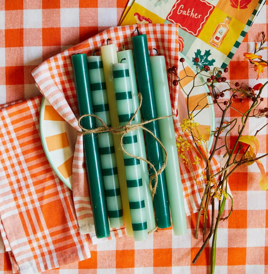 Candela stripes verde