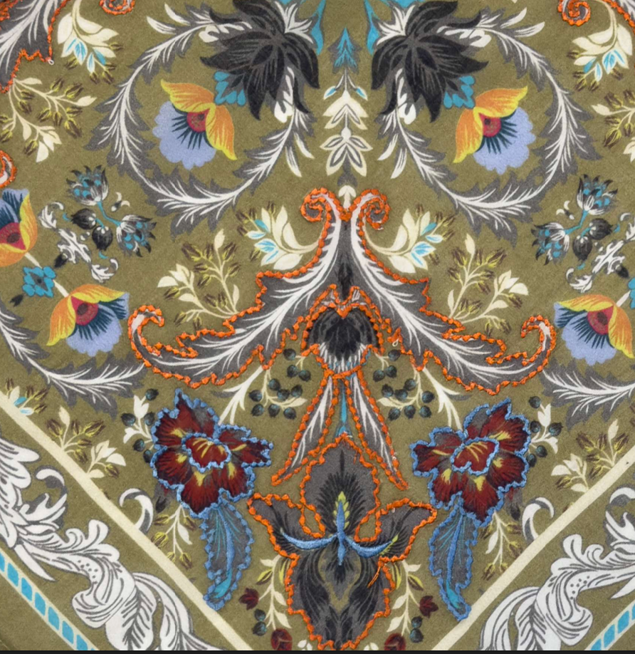 Foulard - Fiore Oliva
