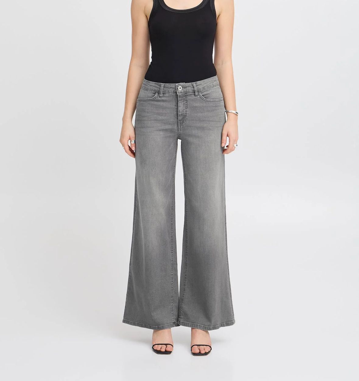 Jeans - Twiggy Wide Grey