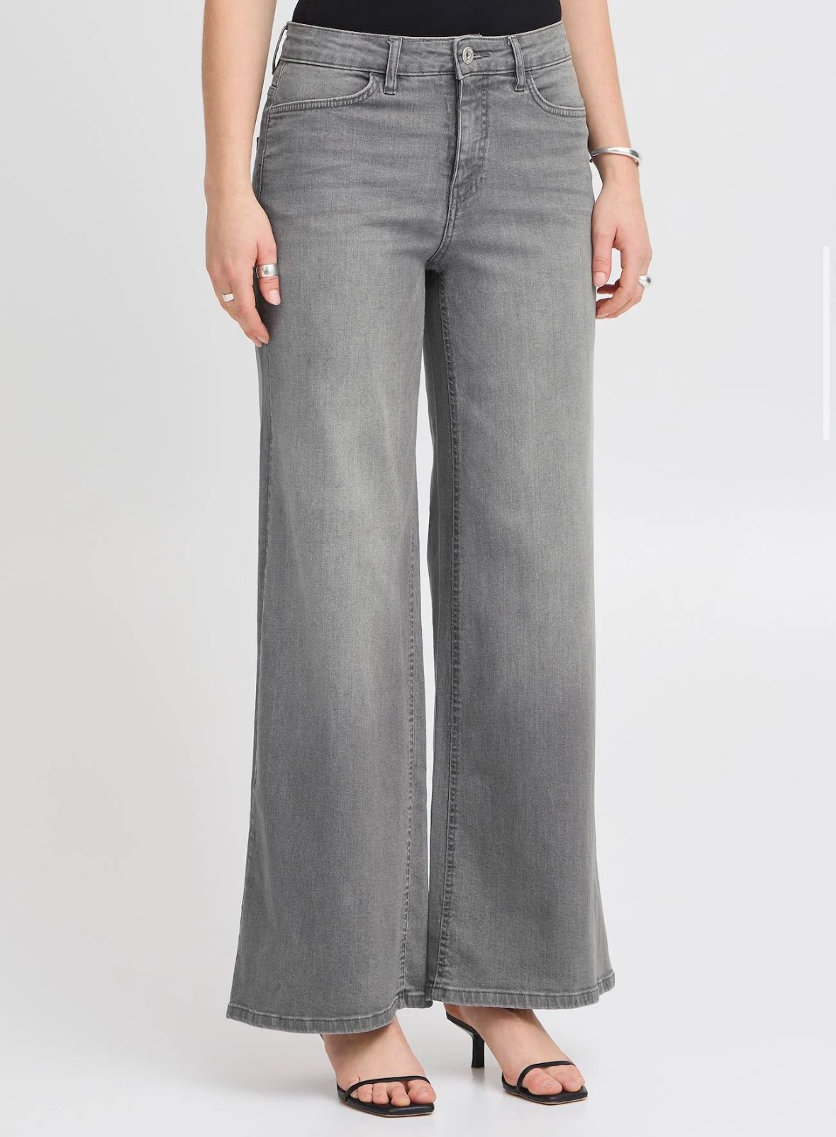 Jeans - Twiggy Wide Grey