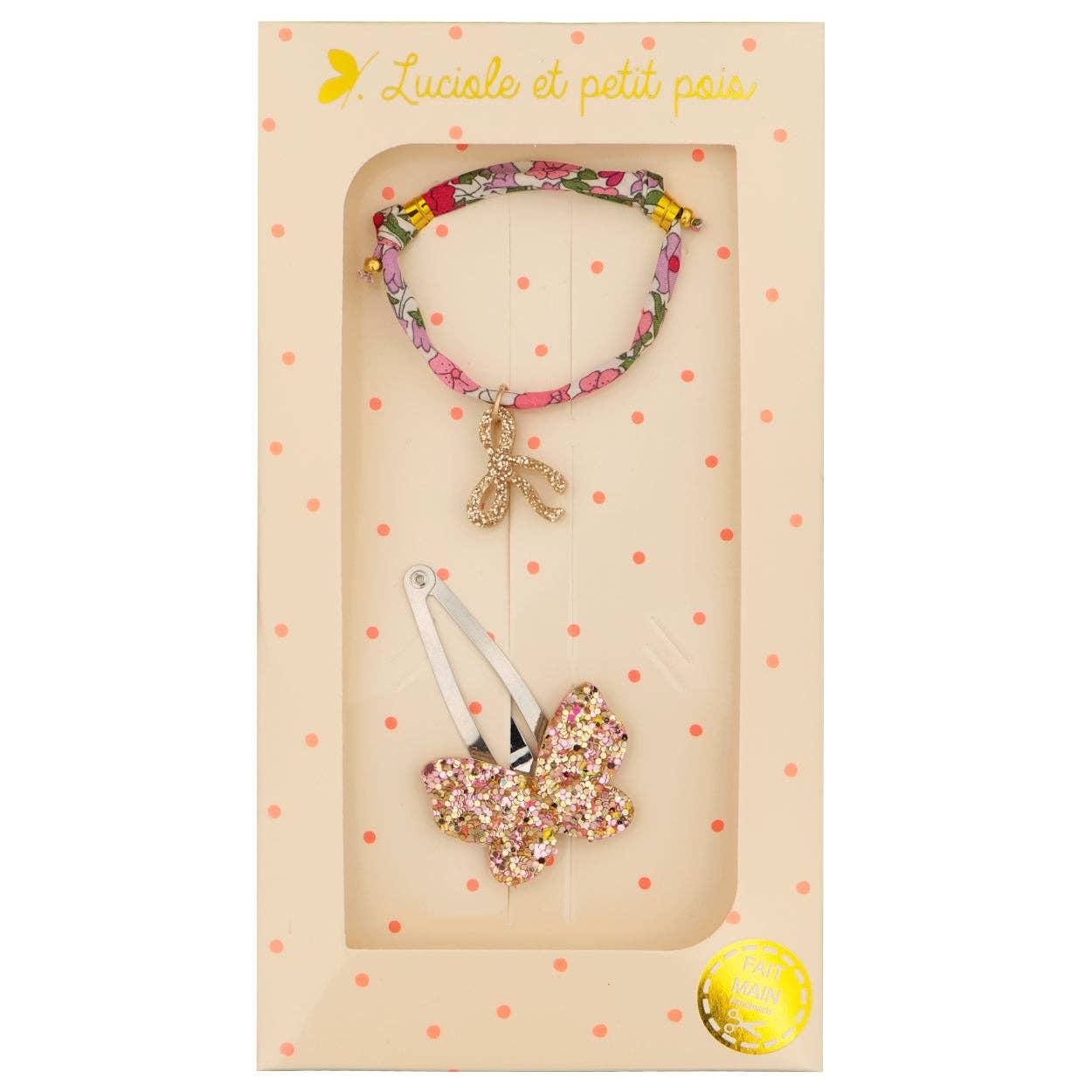 Molletta + Bracciale - Farfalla